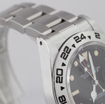 UNPOLISHED 1988 Rolex Explorer II Black Patina Stainless Steel 40mm Watch 16550