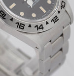 UNPOLISHED 1988 Rolex Explorer II Black Patina Stainless Steel 40mm Watch 16550