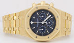 2024 ARCHIVES Audemars Piguet Royal Oak Chronograph 18k Gold BLUE 39mm 25860BA