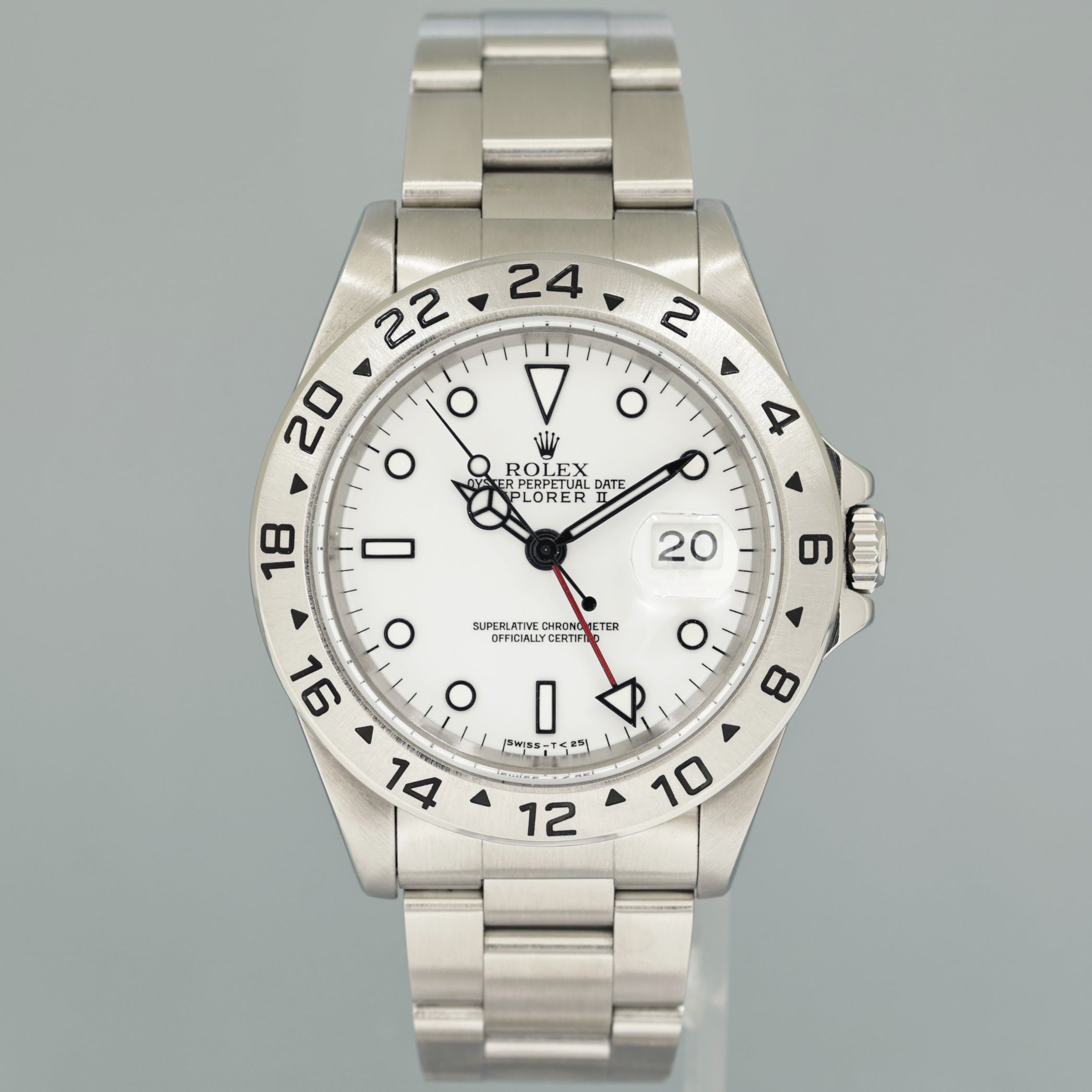 2019 RSC Service Papers Rolex Explorer II 16570 Polar White Dial Steel