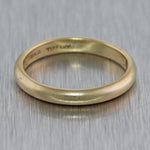 Antique Vintage Estate Tiffany & Co. 18k Yellow Gold Wedding Band Ring