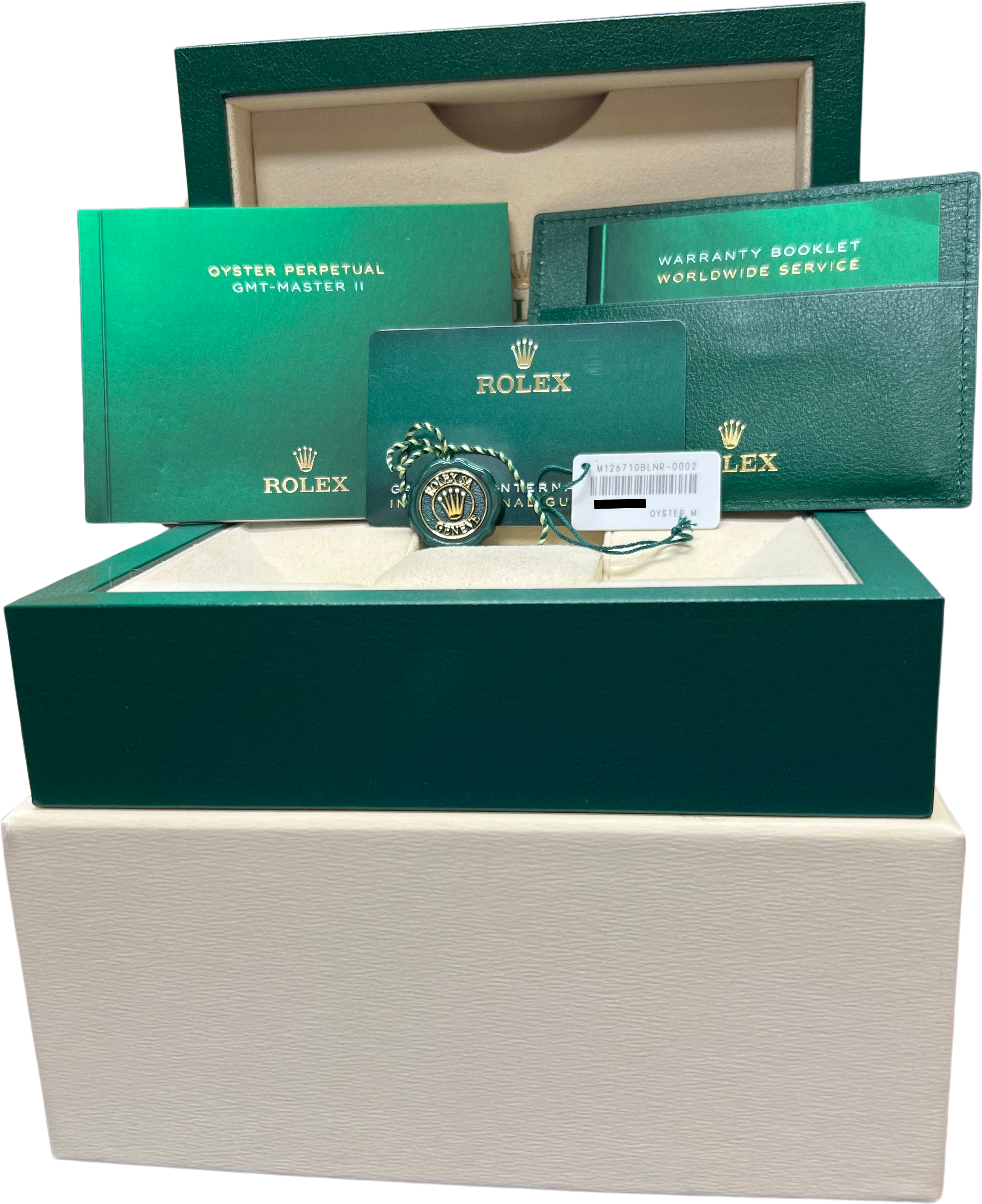 NEW PAPERS MINT Rolex GMT-Master II 126710 BLNR BATMAN Blue JUBILEE 40mm BOX