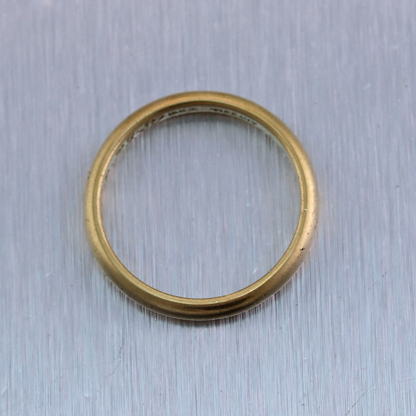 Antique Vintage Estate Tiffany & Co. 18k Yellow Gold Wedding Band Ring