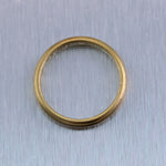 Antique Vintage Estate Tiffany & Co. 18k Yellow Gold Wedding Band Ring