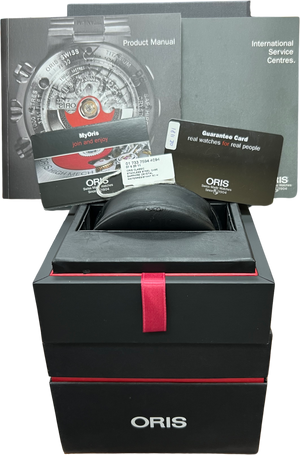 MINT PAPERS Oris Classic Date Black 42mm Watch 01 733 7594 4094-07 5 20 11 BOX