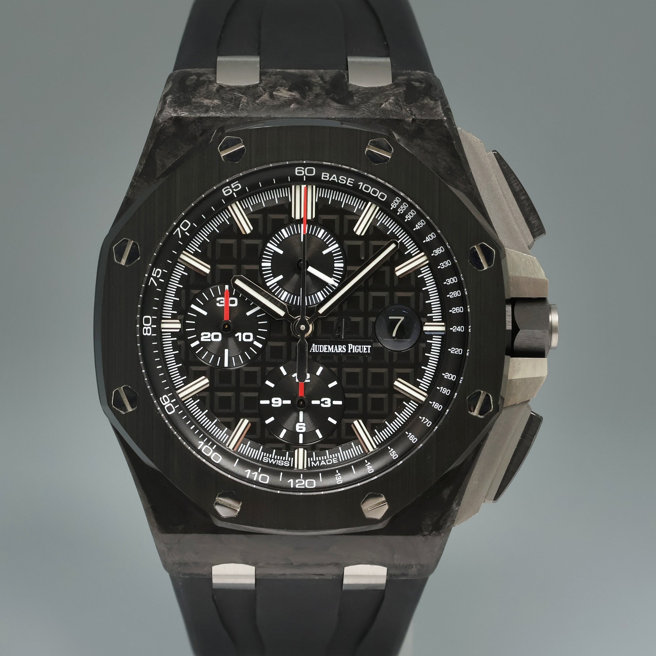 PAPERS Audemars Piguet Royal Oak Offshore Ceramic Carbon 26400au 44mm Watch