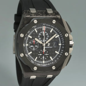 PAPERS Audemars Piguet Royal Oak Offshore Ceramic Carbon 26400au 44mm Watch