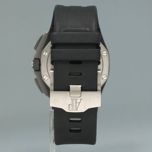 PAPERS Audemars Piguet Royal Oak Offshore Ceramic Carbon 26400au 44mm Watch