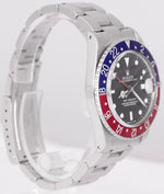 VINTAGE 1986 PAPERS RSC Rolex GMT-Master Pepsi Red Blue Oyster Steel 16750 B+P