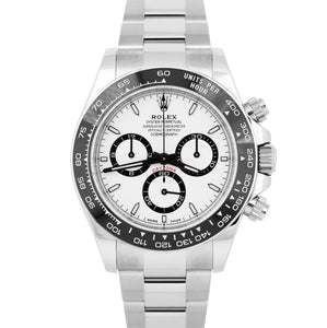 BRAND NEW SEPT 2024 Rolex Daytona Cosmograph White PANDA 40mm 126500 LN BOX