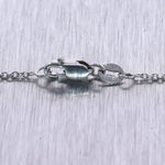 Modern 14k White Gold 1.33ctw Diamond Cross 20" Necklace