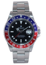 SWISS ONLY 1999 Rolex GMT-Master II Pepsi Blue Red Steel 16710 40mm Watch Box