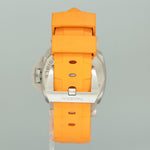 2023 NEW PAPERS Panerai PAM01226 Luminor Orange Submersible White Steel Watch