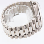 2019 MINT Rolex Day Date 40 White Gold President White Roman 228239 Watch Box