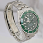 MINT Rolex Submariner HULK Green Ceramic Stainless Steel 40mm 116610 LV Watch