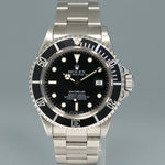 1991 Rolex Sea-Dweller Steel 16600 Black Dial Date 40mm Watch Box