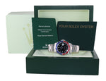 2002 Rolex GMT-Master 2 Pepsi 40mm Steel 16710 NO HOLES Black Watch Box