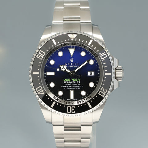 2015 PAPERS Rolex Sea-Dweller Deepsea James Cameron Blue 116660 44mm Watch Box