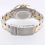 MINT Rolex Submariner 16613LB Gold Steel Two Tone Yellow Gold Sunburst Blue Dial Watch