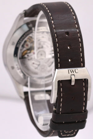 MINT PAPERS IWC Pilot GREEN 43mm Stainless Leather Chronograph IW378005 BOX