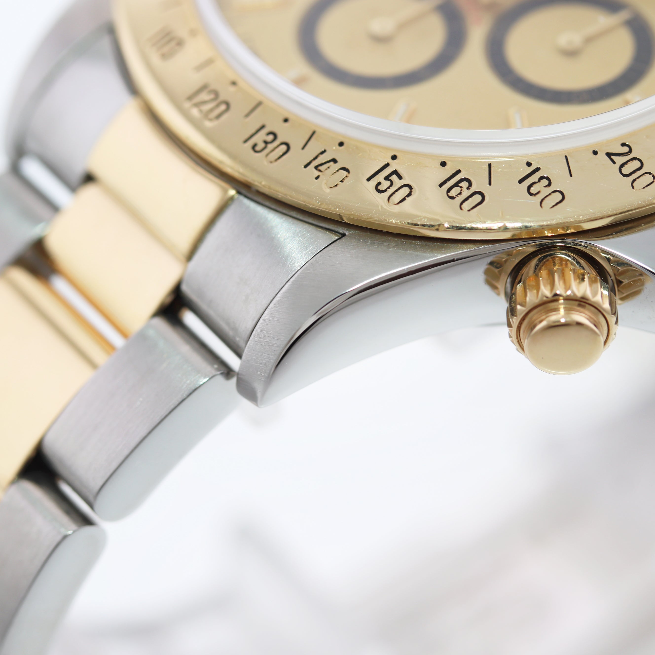 Rolex Daytona 16523 Zenith Floating Cosmograph Champagne Gold Two Tone Watch