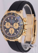 MINT PAPERS Rolex Daytona 18K Gold Paul Newman Oysterflex 116518 LN Watch B+P