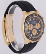 MINT PAPERS Rolex Daytona 18K Gold Paul Newman Oysterflex 116518 LN Watch B+P