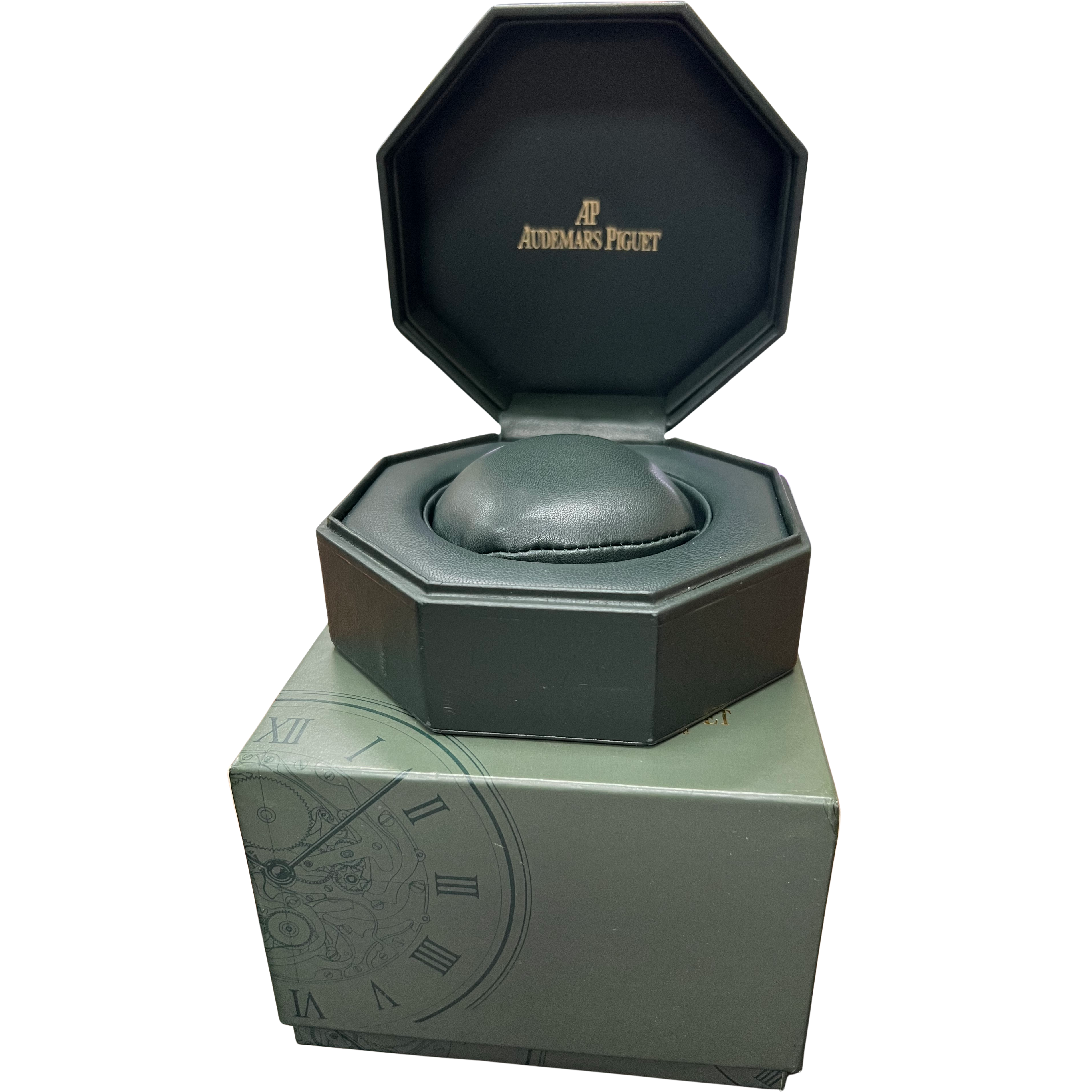 MINT Audemars Piguet Royal Oak Dual Time Black 36mm Steel 25730ST Watch BOX