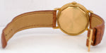 VINTAGE Patek Philippe Calatrava 36mm Silver AUTOMATIC 18K Yellow Gold 3445