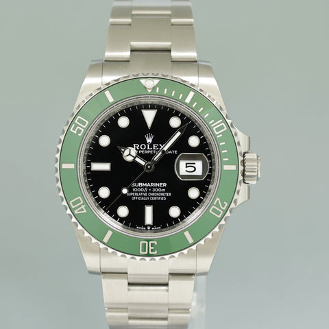 NOV 2024 NEW PAPERS Rolex Submariner 41mm GREEN KERMIT MK2 126610LV Watch Box