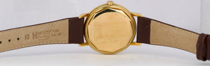 VINTAGE Patek Philippe Calatrava GUBELIN 36mm Silver AUTOMATIC 18K Gold 3445