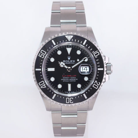 2021 NEW PAPERS Rolex Red Seadweller SD43 126600 43mm Mark 2 Watch Box