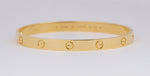 NEW 2023 PAPERS Cartier LOVE Bracelet Solid 18K Yellow Gold Size 19 AU 750 BOX