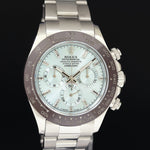 Rolex Daytona 116509 Glacier Blue Diamond White Gold Platona Ceramic 40mm Watch Box