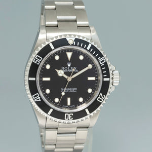 MINT 2000 Rolex Submariner No-Date 2 Line Dial 14060M Steel Black 40mm Watch Box