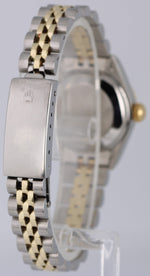 VINTAGE Rolex Date Two-Tone 18k Gold Steel Champagne Linen 26mm 6916 Watch