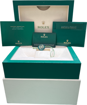 2022 NEW PAPERS Rolex Sea-Dweller Deepsea 126660 Black Stainless 44mm Watch BOX