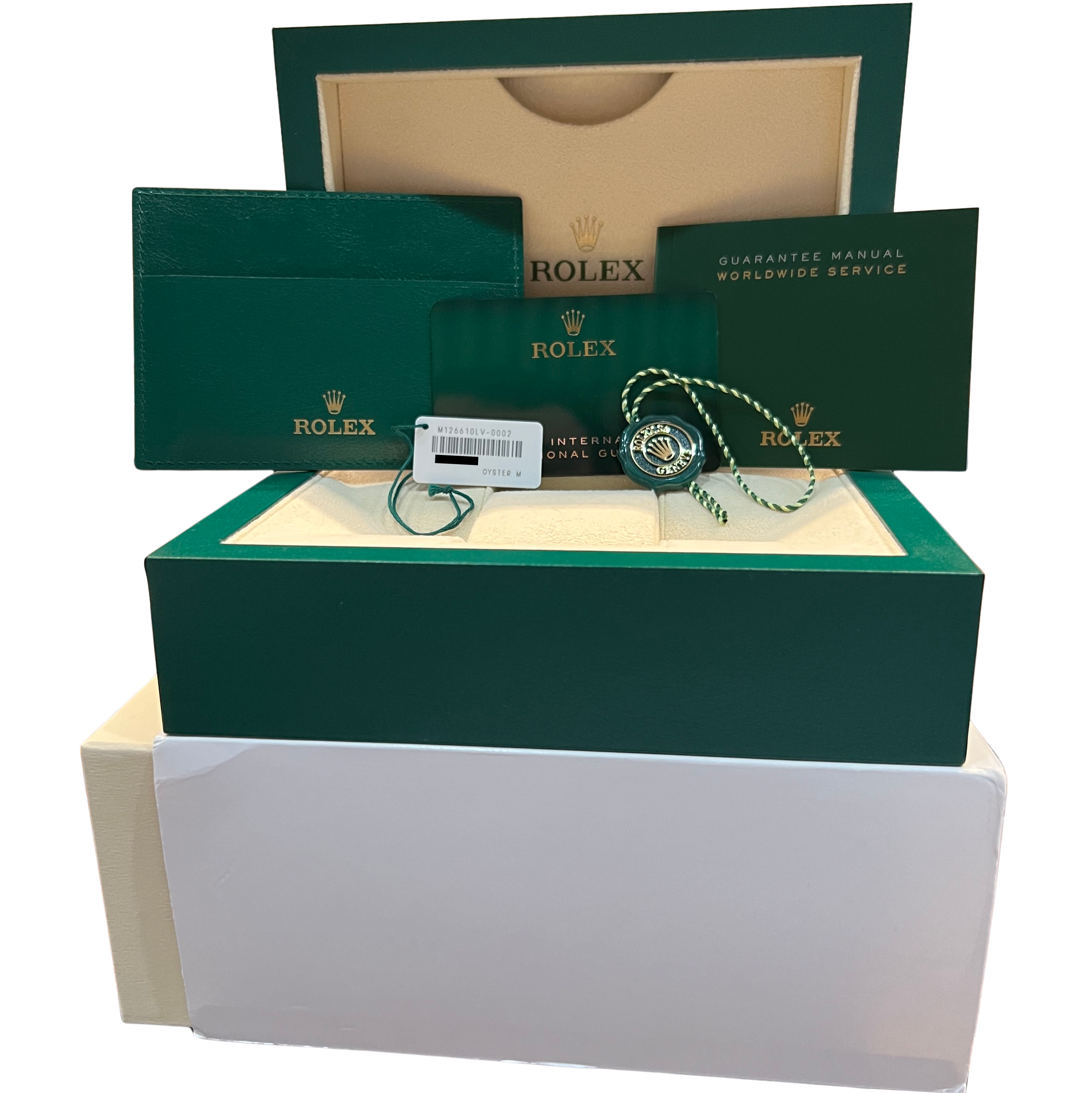 2023 NEW PAPERS Rolex Submariner 41mm Date GREEN KERMIT Watch 126610 LV BOX