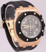 Audemars Piguet Royal Oak Offshore 18K ROSE GOLD Gray Chronograph 42mm 25940OK