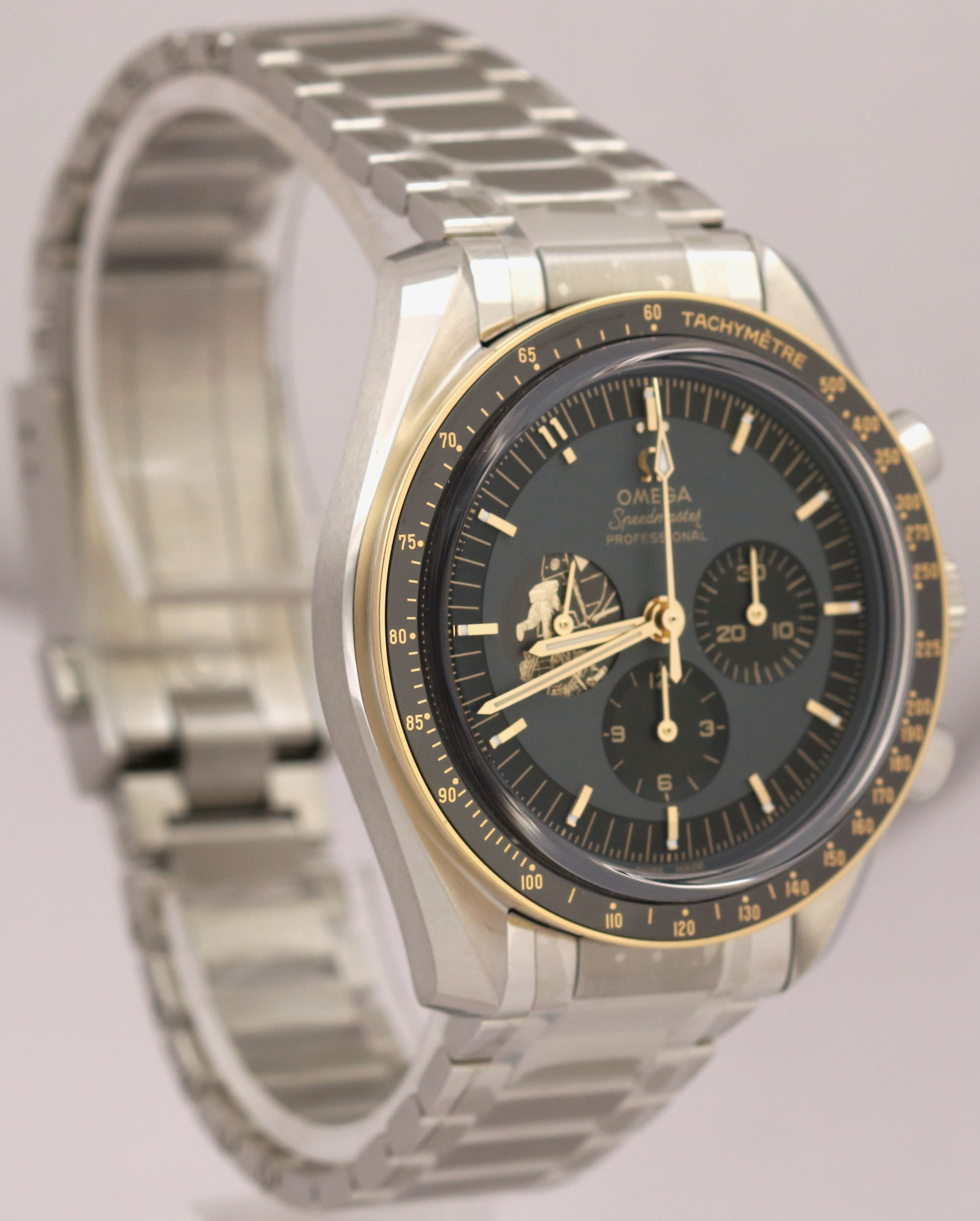 NEW STICKERED Omega Speedmaster Apollo 50th Anniversary 310.20.42.50.01.001 BOX