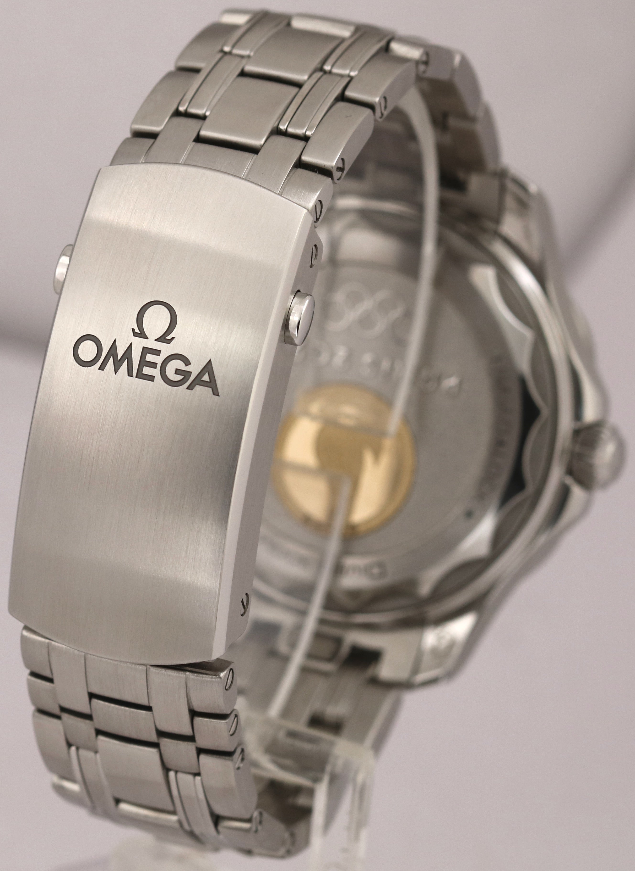 2024 PAPERS Omega Seamaster PARIS 2024 Steel 18K 42mm 522.21.42.20.04.001 BOX