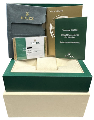 2019 PAPERS Rolex Sky-Dweller Two-Tone 18k PVD Steel Black 42mm 326933 Watch BOX