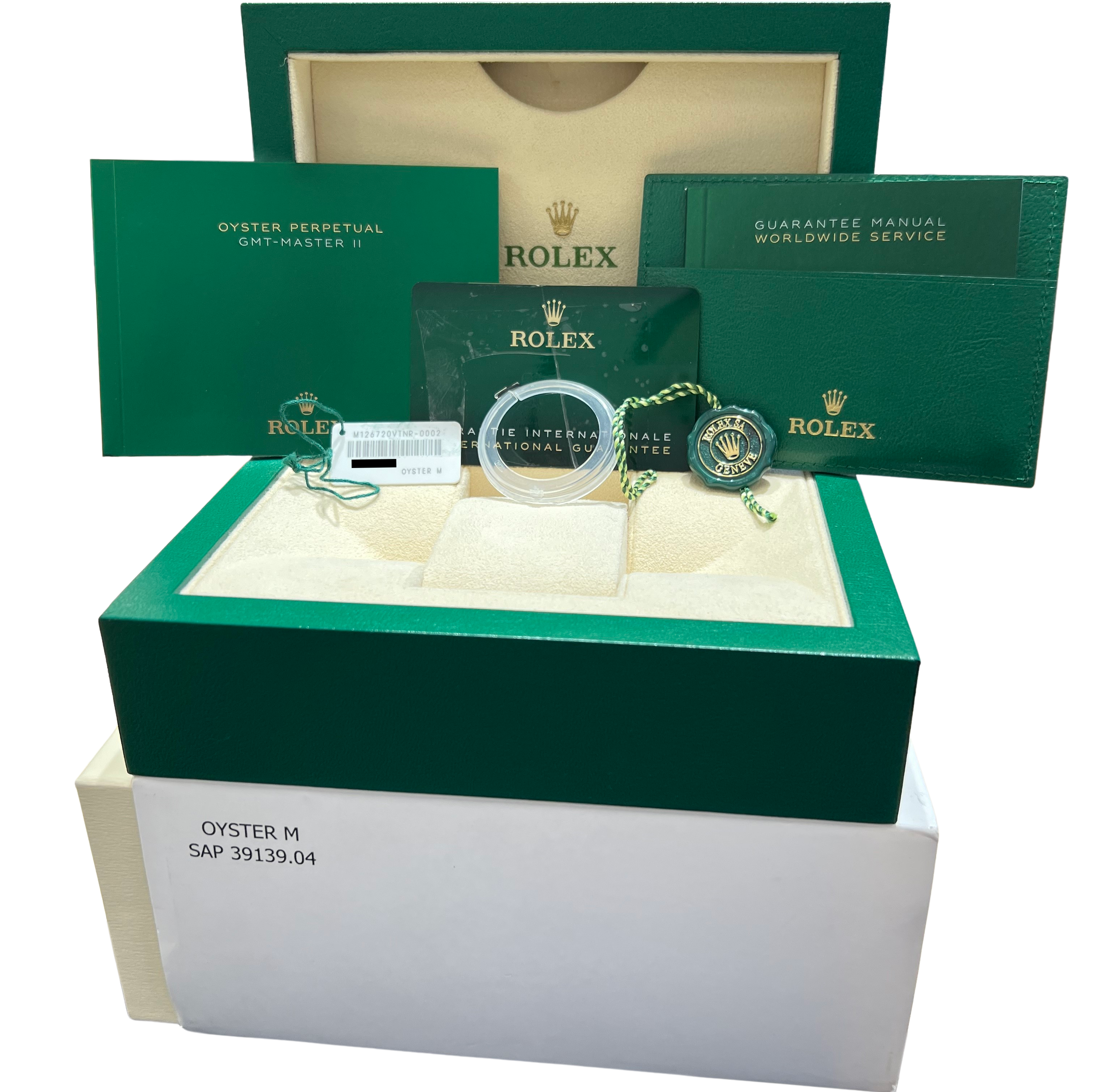 2024 NEW PAPERS Rolex GMT-Master II SPRITE Jubilee Green Watch 126720 VTNR BOX