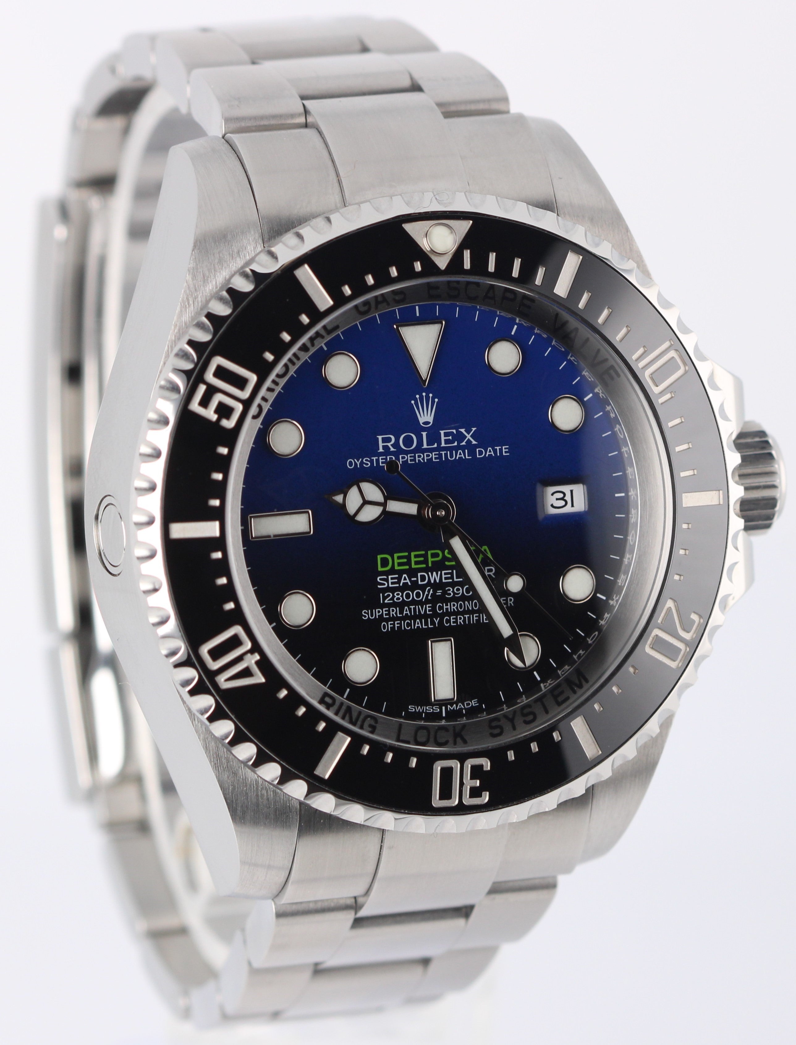 Rolex Sea-Dweller Deepsea 'James Cameron' PAPERS Blue 44mm 116660 Watch BOX