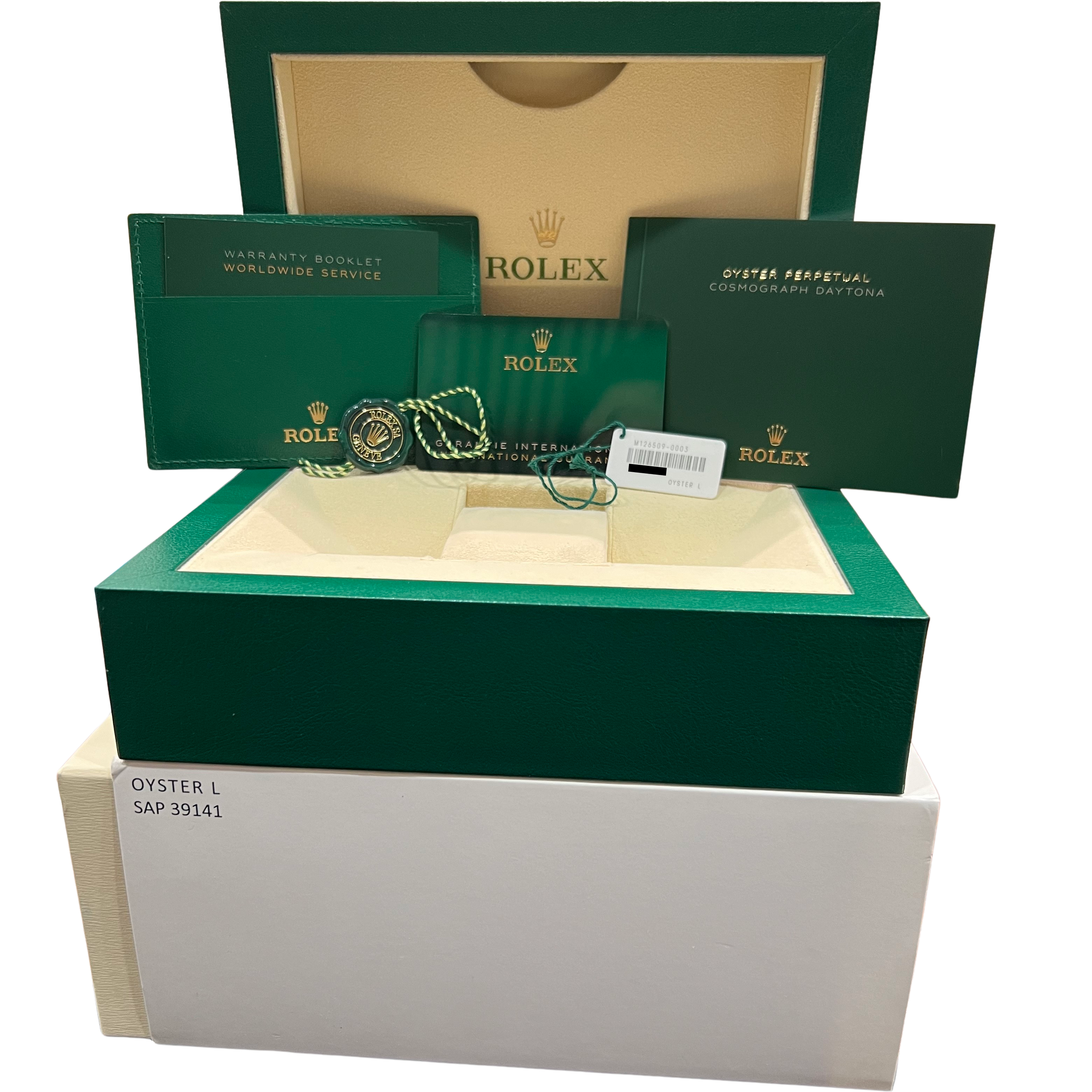 NEW 2024 PAPERS Rolex Daytona Cosmograph GHOST White Gold 40mm Watch 126509 BOX