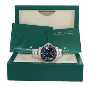 2022 MINT Rolex Dweller Deepsea James Cameron Blue Black 126660 44mm Watch Box