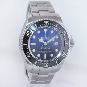 2016 MINT Rolex Sea-Dweller Deepsea Steel James Cameron 44mm Blue 116660 Watch