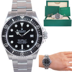 MINT Rolex 116600 Seadweller SDK4 4000 Steel Black 40m Ceramic Dive Watch Box