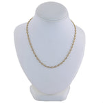 18k Yellow Gold 3.75ctw Diamonds By The Yard 16" Necklace