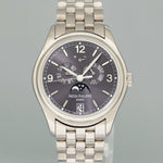 PAPERS Patek Philippe 5146/1G White Gold Bracelet Annual Calendar Grey 39mm Watch